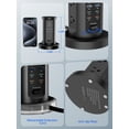 thumbnail image 3 of Kakyanill 115W USB Charging Station, Surge Protector Power Strip Tower, 9 AC Outlets with 8 USB Ports(4 USB-C), 6Ft Flat Plug Retractable Extension C, 3 of 8