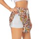 thumbnail image 1 of Balery Fall Thanksgiving Pantalones cortos deportivos para mujer con forro y dos bolsillos, elásticos, para entrenamiento, gimnasio, yoga-X-Large, 1 of 7