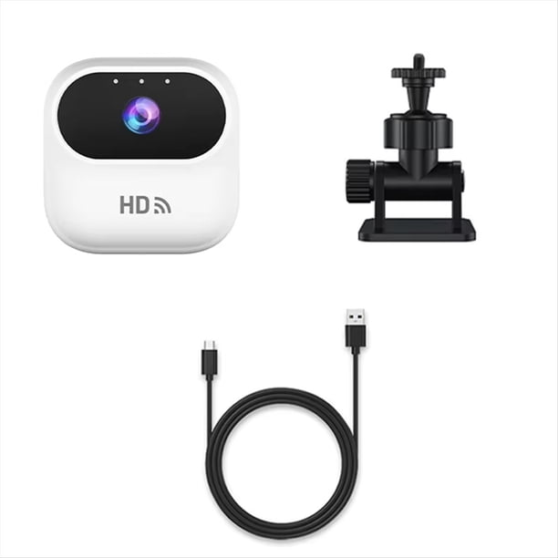Cámara A8 1080P WiFi, Cámara de Seguridad Inteligente para el Hogar, Monitor, Videocámaras, Cámara de Videovigilancia con Seguimiento de Movimiento, Color .
