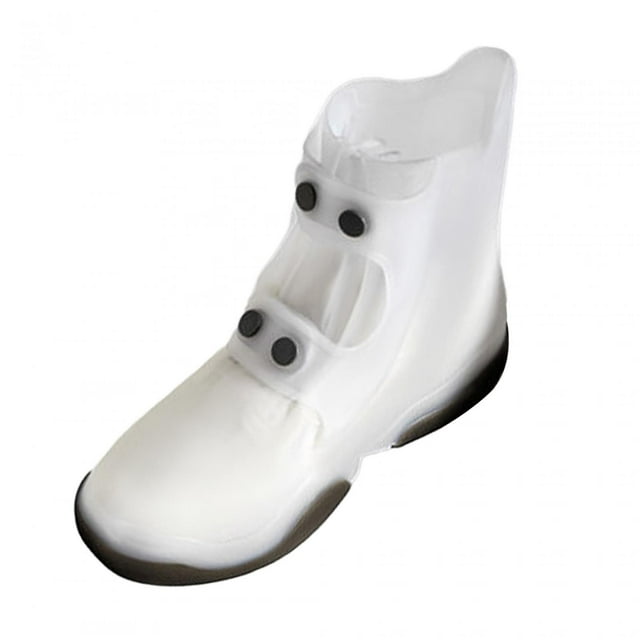 Cubrezapatos impermeables, reutilizables, para botas de nieve, botas de lluvia suaves 3XL Blanco