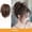 Natural, variant on Light Waterfall Half Ponytail Hair Wigs for Women - Elegant High Pony Braid Style for Effortless Glam