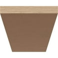 thumbnail image 2 of 5"W x 10"D x 5"H Wide Concord Rough Cedar Woodgrain TimberThane Corbel, Primed Tan, 2 of 6