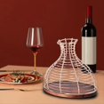 thumbnail image 2 of Soporte de Corcho de Vino de Metal, TapóN de Vino, JarróN de ExhibicióN, Adorno de Granja, Jaula Multiusos, PráCtico Contenedor para Regalo-A, 2 of 5