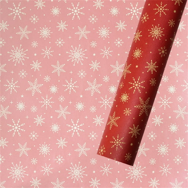 CHGBMOK Christmas Clearance Christmas Printing Kraft Paper Roll Crafts