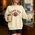 thumbnail image 4 of Football Sweatshirts for Women Game Day Print Sweatshirt Team Fan Clothes, 4 of 7