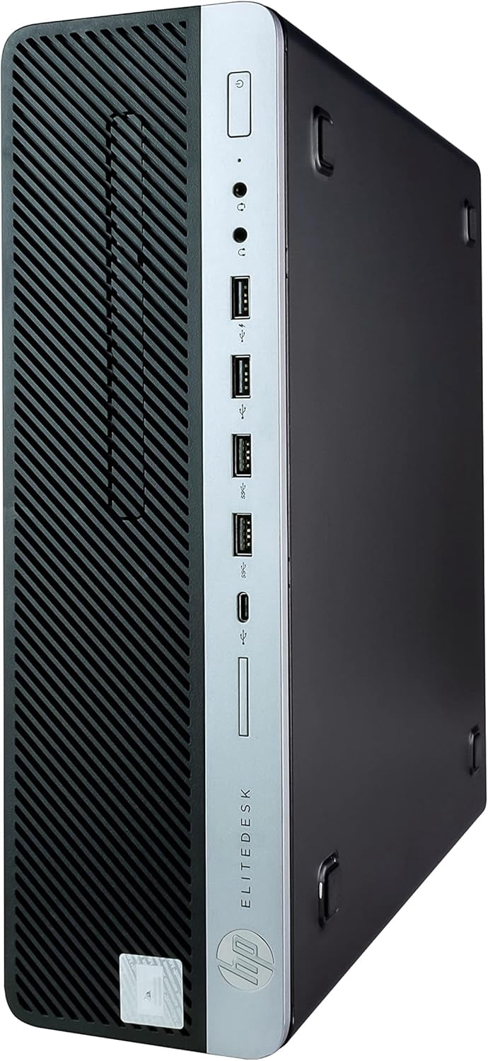 Restored HP Prebuilt Gaming Desktop PC Intel i5 + Radeon RX550 4GB GPU 1080p Gaming PC 16GB DDR4 RAM 500GB SSD Wi-Fi AX200 5G + Bluetooth Windows 11 Pro 24in LCD Monitor (Refurbished)