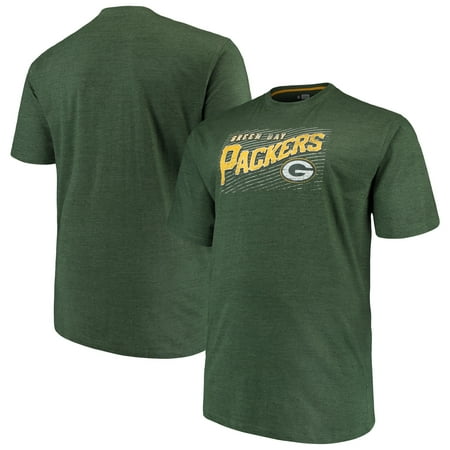 Harbor Bay Big And Tall - Men's Majestic Green Green Bay Packers Big & Tall Royal Domination Malt T-Shirt