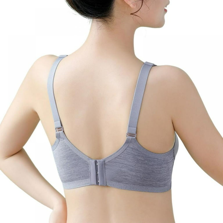 Women Deep Cup Bra Hide Back Fat Full-back Coverage Push Up Sports