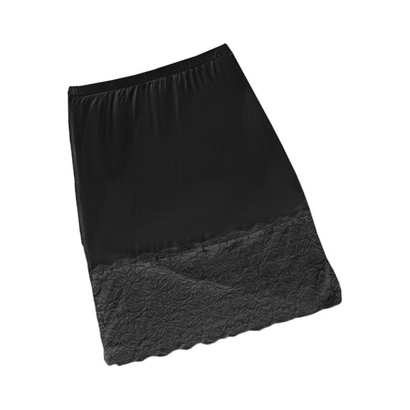 Yokua Women's Lace Petticoat Soft and Stretchy Short Skirts Comfortable Underskirt