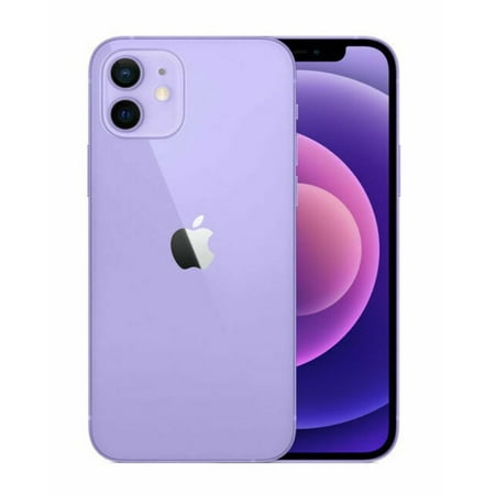 Used Apple iPhone 12 A2172 64GB Purple Fully Unlocked Smartphone (Used)