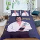 thumbnail image 2 of Pedro Pascal Conjunto de sábanas temático, trío de piezas, cómodo y amigable con la piel, diseño único, regalo de decoración para el hogar para familiares, amigos y fans, 90 cm * 190 cm, 2 of 6