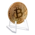 thumbnail image 2 of WinWay 10/30Pcs Clear Acrylic Coin Display Stand Holder Small Easel Rack Card Commemorative Challenge Coin Capsule Support Rack, 2 of 10