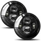 thumbnail image 1 of Faros delanteros UNI-SHINE redondos LED Hi/Lo Beam de 7 pulgadas para Jeep Wrangler, 1 of 8