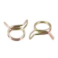 thumbnail image 1 of Unique Bargains Double Wire Motorcycle ATV 10mm Fuel Line Hose Tube Spring Clips Clamp Zinc Plated 20Pcs, 1 of 3