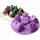 thumbnail image 1 of Molde de silicona, moldes para dulces y chocolates, molde para hornear con forma de casa de 6 cavidades, para gelatina, galletas, dulces, tarta de queso, magdalenas, 1 of 5