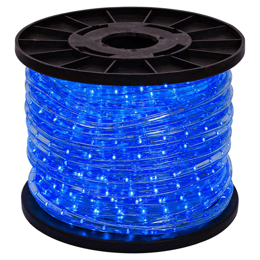 150' Blue 2Wire LED Rope Light Flexible Home Outdoor Christmas