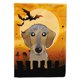 thumbnail image 1 of Bandera de jardín Caroline's Treasures BB1791GF Perro Salchicha Halloween Pequeña Multicolor, 1 of 1