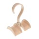 thumbnail image 3 of giratorio doble cinturón bufanda ropa almacenamiento de 3 piezas Beige Gloria Gancho giratorio de 360 ​​grados, 3 of 9