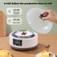 thumbnail image 2 of Probiotic Yogurt Maker, 1.2 Quart Fully Automatic Yogurt Maker Machine, Yogurt Maker with Temp & Time Control, Yogurt Maker with 5 Glass Jars for Homemade Greek, Vegan Yogurt (With 5 Glasses), 2 of 8