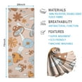 thumbnail image 2 of Brown Mushroom Flower Light Pattern Hot Yoga Mat Towel Non Slip for Hot Yoga - Quick-Drying Yoga Mat Cover with 4 Corner Pockets with Travel Bag - Hot Yoga Towel Non Slip 70"x26", 2 of 6