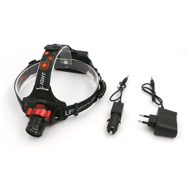 Toystoory Linterna frontal resistente, recargable por USB, luz fuerte, diadema duradera, estado de la batería, varios modos, linterna frontal para acampar Ropa Deportiva, Zapatos Toystoory OD029431-01