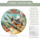 thumbnail image 2 of Aviones de Disney: Equipo de rescate-theme Fitted Round Tablecloths Elastic Edged Table Covers Waterproof Table Cloth for Kitchen Holiday Party Tables Decor 150cm, 2 of 6