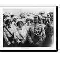 thumbnail image 2 of Historic Framed Print, [Cuban War Minister Fulgencio Batista with his wife and officers of her military womens' legion, Cuba, 1935-36], 17-7/8" x 21-7/8", 2 of 9