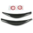 thumbnail image 2 of Cubierta de fibra de carbono para cejas de faros delanteros, 2 piezas de fibra de carbono para párpados de faros delanteros, calcomanía para párpados de faros delanteros, elegante y moderna, 2 of 9