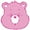 Cheer Bear/Pink, variant on Care Bears Women's Grumpy Bear 3D Plush Head Slippers, 1-Pack, Sizes XS/S, M/L, L/XL