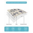 thumbnail image 5 of Quilts Full Size Bedding Set, Farmhouse Country Lightweight Quilted Comforter, Vintage Trees Rustic French Garden Birds Soft Reversible Bedspread Coverlet with Pillow Covers for All Season, 78" x 90", 5 of 7
