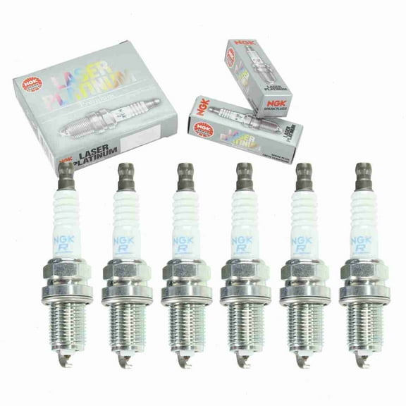 6 pc NGK 7772 Laser Platinum Spark Plugs for 3284 6714 7340 7812 98079-571BH FR6LPP300X PK22PR-L11S Ignition Wire Secondary