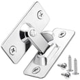 thumbnail image 2 of Bolt Lock Stainless Steel 90 Degree Latching lock home Bolt Home Door Security Latch Home Door Guard Silver Lock, 2 of 9