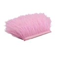 thumbnail image 4 of 1 Yard Dyed Ostrich Feather Fringe Trim Costume Decoration Ribbon Embellishment Light pink, 4 of 8
