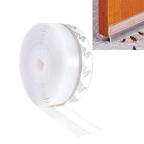 Door Draft Stopper Under Door Seal Door Draft Blocker Silicone Seal Strip Door Sweep Weather Stripping Noise Stopper Draft Guard Insulator Strong Adhesive