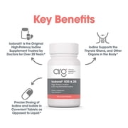 ARG Optimox Iodoral 6.25 mg - Iodine & Potassium Iodide Supplement for Thyroid & Metabolic Balance Support - Free of Soy & Gluten - 90 Servings - 90 Tablets
