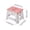 Pink, variant on Folding Stool Folding Stool Portable Thickened Plastic Stool Compact Folding Seat for Home Kitchen Outdoor Fishing Camping Picnic Daily Use Portable Folding Stool