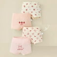 thumbnail image 6 of FJUCHAI 1-12Y Toddler Girls' Cartoon Underwear Big Kids Cotton Boxer Shorts for Baby Children 4PCS, 6 of 8