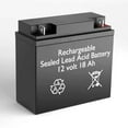 thumbnail image 2 of BatteryGuy Golden Technology LiteRider Envy (GP162) replacement 12V 18Ah SLA battery - BatteryGuy brand equivalent (rechargeable - Qty of 2), 2 of 7