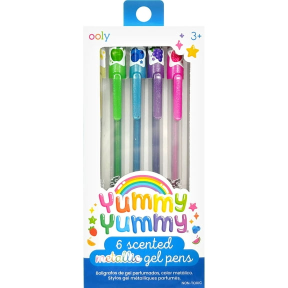 Yummy Yummy Scented Gel Pens - Metallic (Set of 6)