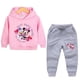 thumbnail image 5 of Traje de primavera y otoño para niñas de Disney, ropa para niñas pequeñas, sudaderas con capucha y pantalones deportivos, conjuntos de 2 piezas, chándal de moda para niños pequeños, 5 of 5