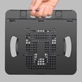 thumbnail image 2 of Adjustable Laptop Stand for Desk Metal Foldable Laptop Stand Portable Laptop, 2 of 9