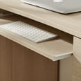 thumbnail image 5 of Mirae 55" 6-Drawer Curved Office Desk in Brushed Light Oak, 5 of 10