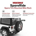 thumbnail image 4 of Yakima SpareRide Rear Spare Tire Mounted 2-Bike Bicycle Rack, Gray/Black, 4 of 13