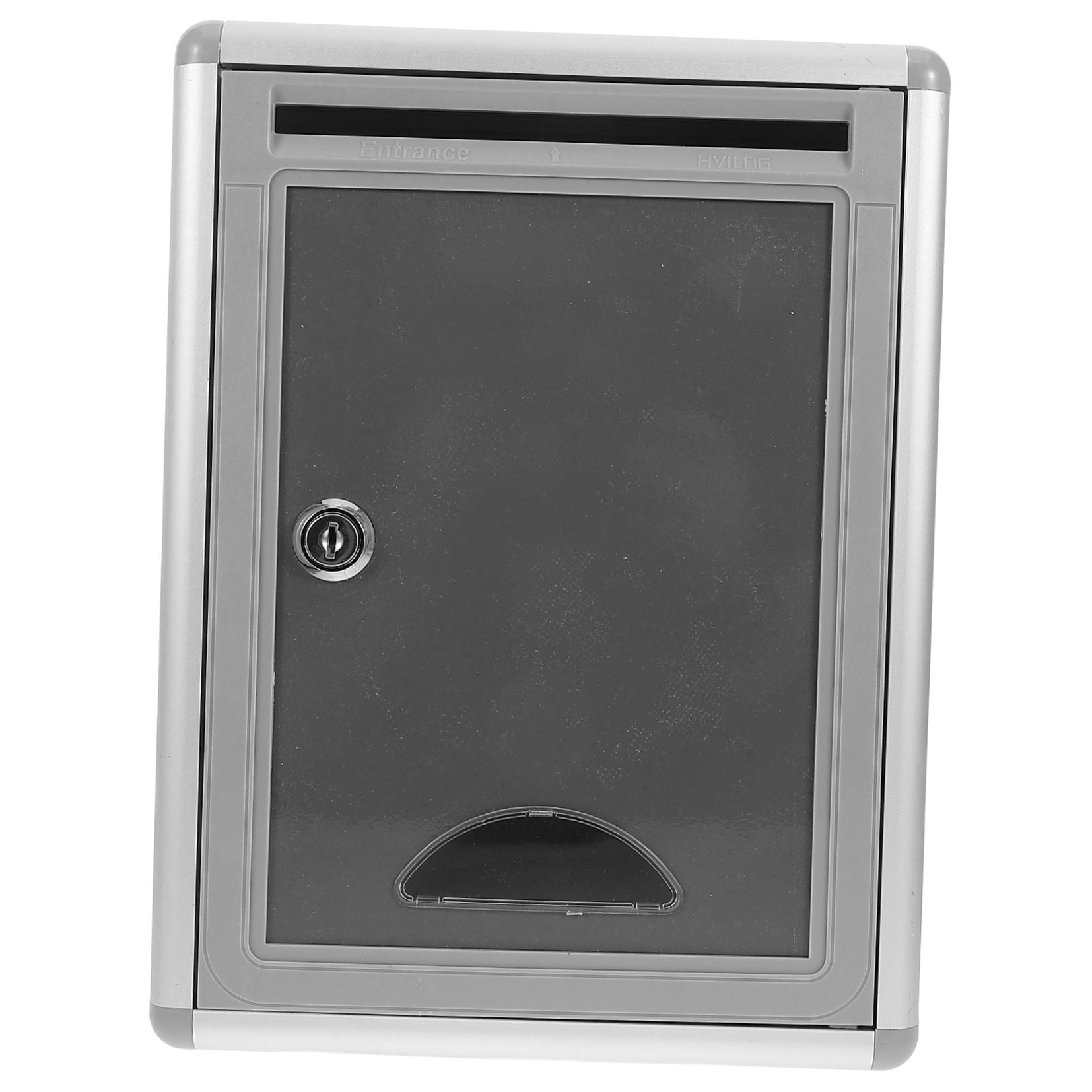 MLINS 1 Set Locking Mailbox Wall Mounted Secure Post Box With Key Lock Large Capacity Hanging Mailbox Modern Design For Office Home Outdoor Use Party