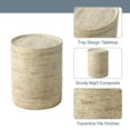 thumbnail image 4 of VENTOPYR Outdoor Cylinder Shaped MgO Patio Side Table for Patio, Garden, Yard, 4 of 6