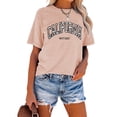 thumbnail image 2 of XCHQRTI Los Angeles Women Tshirts California Graphic Short Sleeve Summer Casual Shirt, 2 of 8