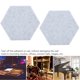 thumbnail image 2 of Paneles acústicos, paneles de pared insonorizados, paneles de cuñas hexagonales con cancelación de ruido, paneles absorbentes de sonido de alta densidad para estudio de grabación de oficina en casa, 2 of 5