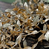 Efavormart 2 Pack | 41" Metallic Gold Artificial Hanging Ivy Leaf Stem ...