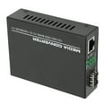thumbnail image 1 of Convertidor de medios de fibra, fibra de carcasa de metal a Ethernet convertidor 10 100 1000BASE TX A 1000BASE FX para entornos Exteriores Interiores, 1 of 7