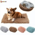 thumbnail image 1 of Spencer Pet Dog Cat Plush Fur Sleep Mat Blanket Reversible Double Layer Washable Cushion Pet Bed for Small Medium Large Dogs & Cats, 1 of 9
